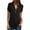 Black, variant on Womens Summer Tops Graphic Shirts Ladies Long Sleeve Dress Shirt Long Dressy Tops for Women Patchwork Shirt Women Low V Neck Sleeved Undershirt Shirts Fall Yoga Top Boyfriend Graphic Tees XL