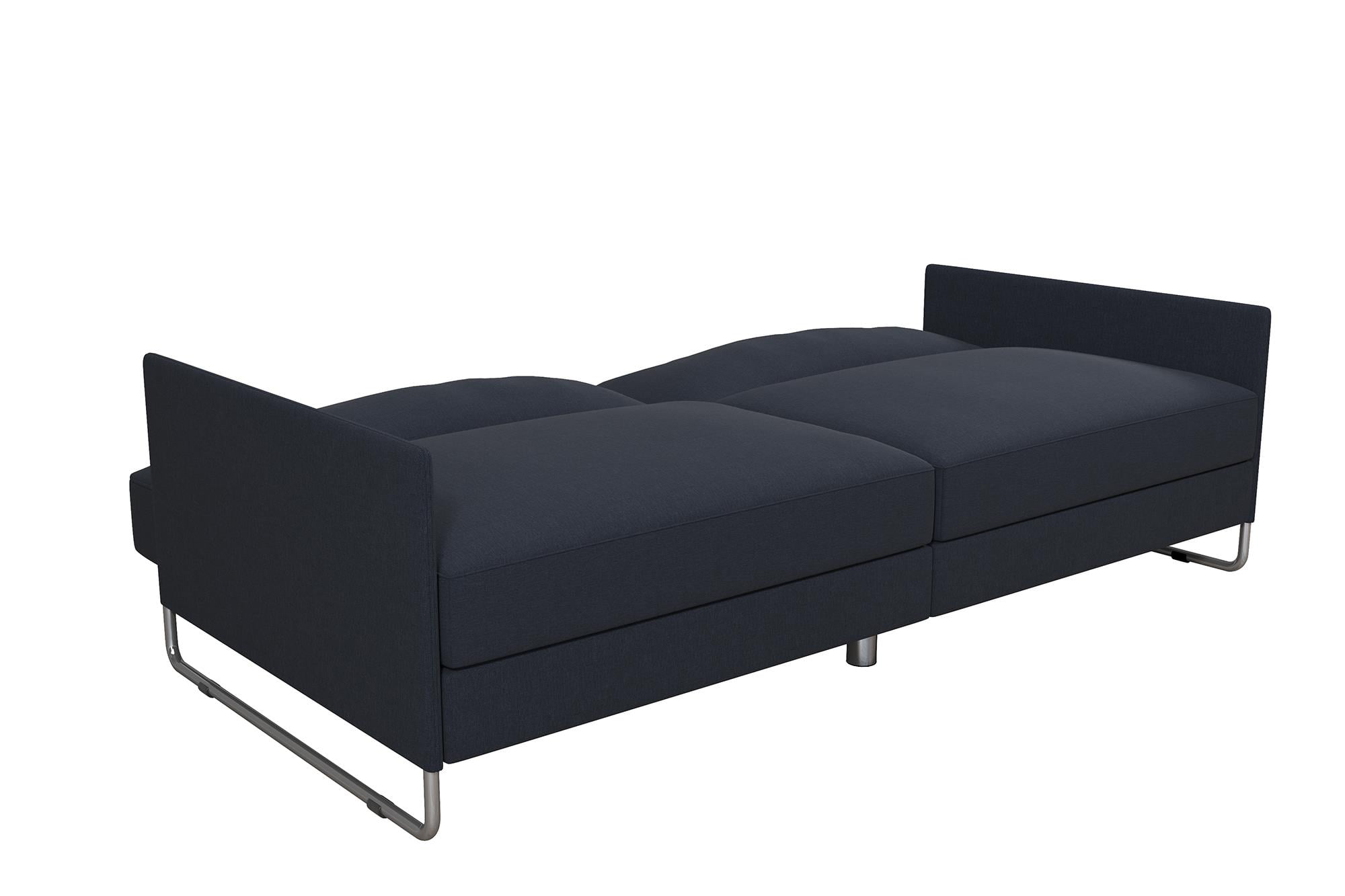 Dorel Home Pembroke Convertible Futon Grey Linen Walmart