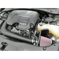 thumbnail image 2 of K & N Filters Cold Air Intake 63-1564 63 Series AirCharger; Black Polyethylene Tube; Red Filter; With Heat Shield, 2 of 2