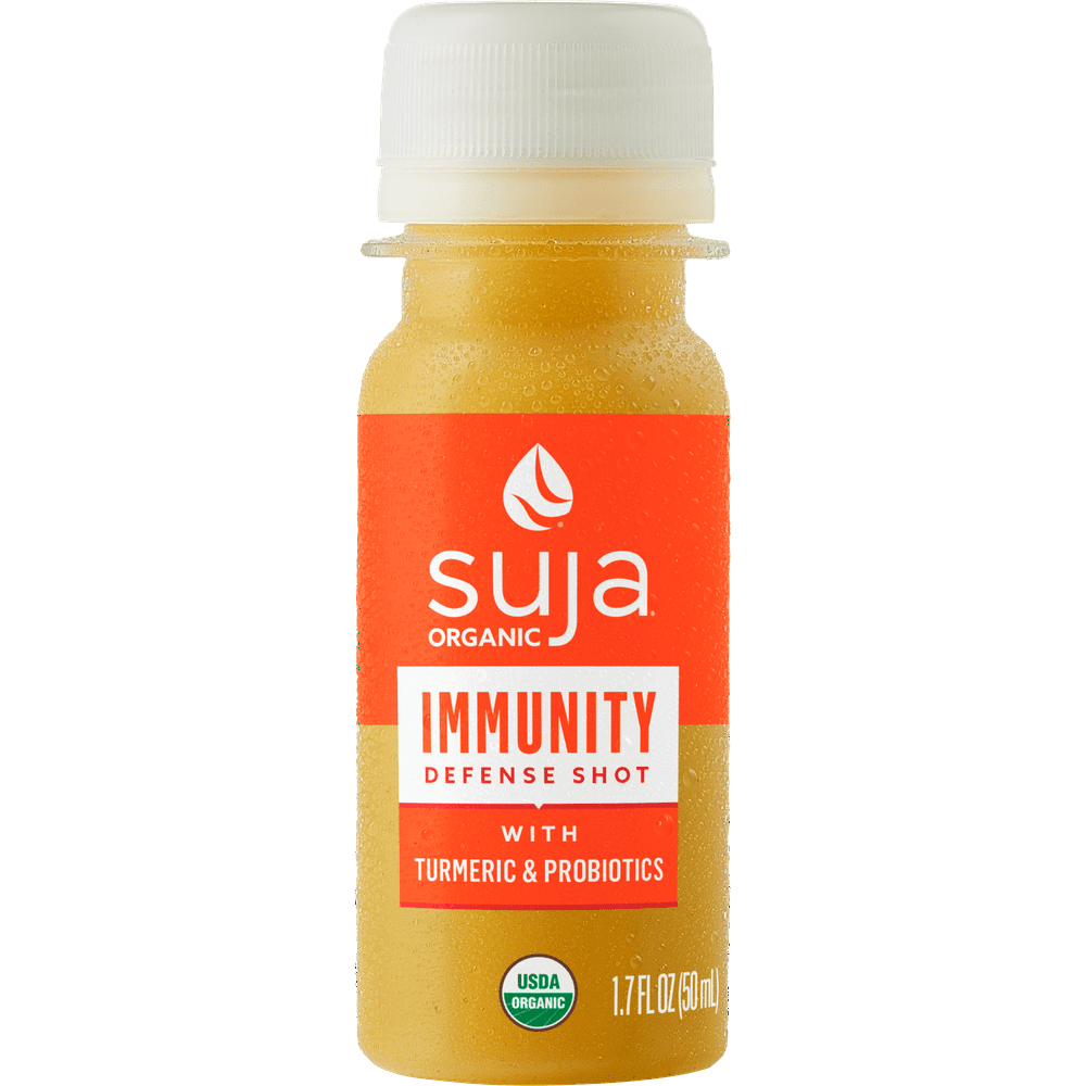 Suja Juice Immunity Defense Shot, Organic Cold Pressed Juice 1.7 oz, with Turmeric and
