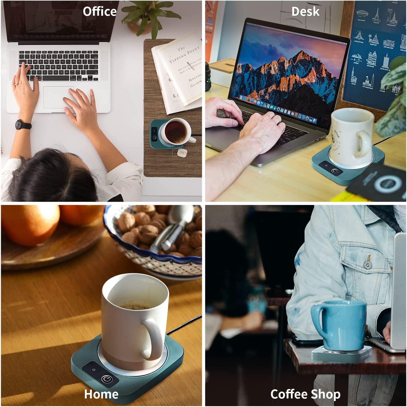 Coffee Mug Warmer - Electric Coffee Cup Warmer for Desk Auto Shut Off,  Temperature Setting Smart Coffee Mug Warme for Coffee, Tea, Water, Milk and  Coco, Coffee Warmer Gifts for mom (No Cup) $19.99 For  USA Testers  inbox me if you are