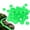 Green, variant on Colorful Glow-In-The-Dark Garden Stones, Glow At Night Pebbles For Outdoor Fish Tank Rocks Aquarium Gravel Luminous Stones