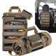 thumbnail image 4 of Bolsa enrollable para herramientas, bolsa enrollable para herramientas, organizador de herramientas enrollable con 3 bolsas desmontables, bolsa enrollable para herramientas para mecánico/electric, 4 of 5