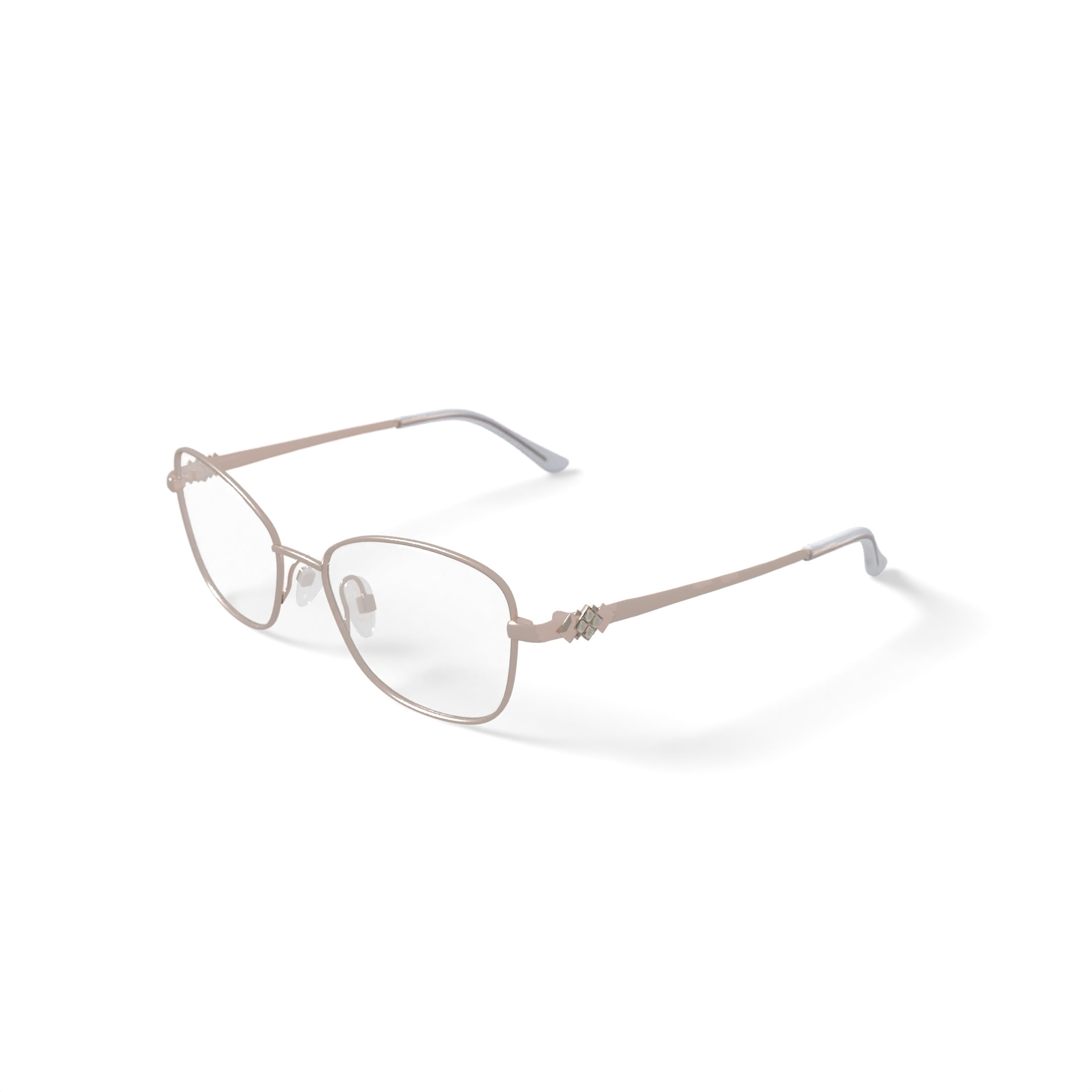 Walmart Women's Eyeglasses, MK10413, Gold, 53-16-135, with Case