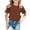 a-Brown55195, variant on FINALGANG Girls TShirts Kids Solid Color Tees CrewNeck Short Sleeve Lightweight Casual Top For Playtime Daily Wear Cozy Top