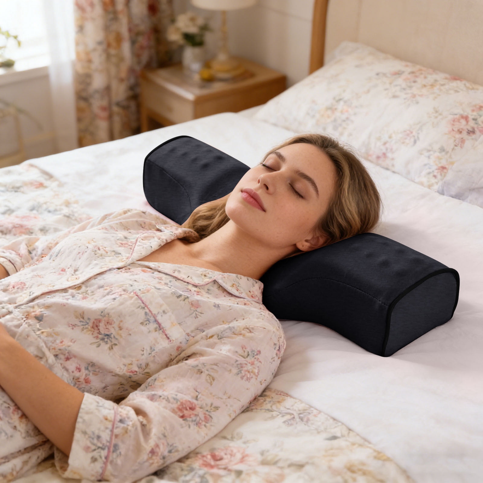Memory Neck For Spinal Arch Care And Sleep Support Memory For Massage To Fatigue Satin Travel Pillowcase Throw Pillows Standard Pillowcase Covers with Zipper Silk Pillowcase Travel Size Stain