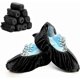 thumbnail image 1 of Althee 100 Pack Of Disposable Pp Shoe Covers One Size Fit Most Black Non-slip Shoe Protectors, 1 of 5