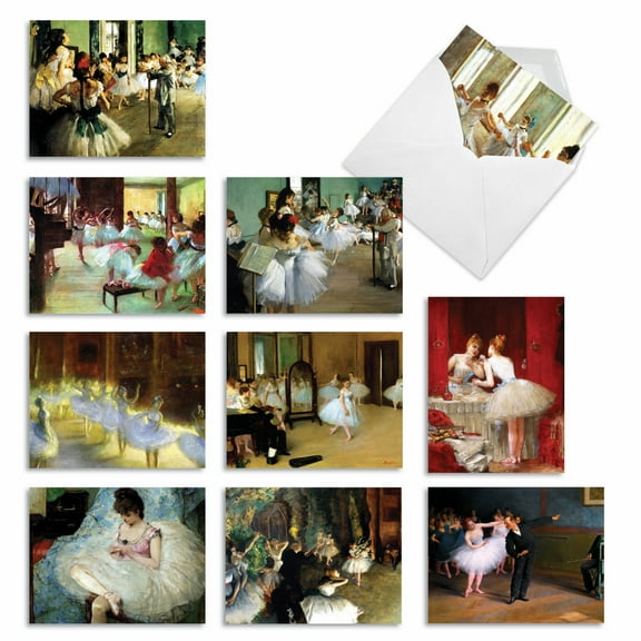 10 Assorted All Occasion Blank Note Cards Pack - Notes Tutu You