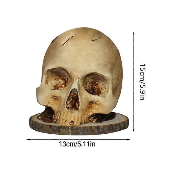 Knives Holder Kitchen Storage Skull Knife Holder Horror Head Shape Knive Holder Scary Kitchen Storag