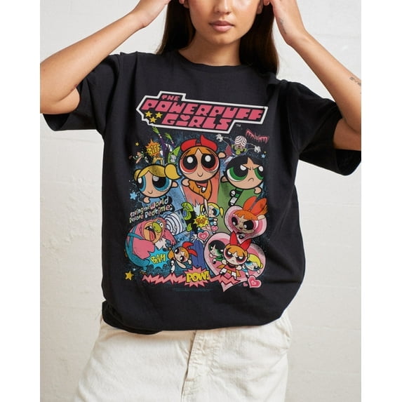 Powerpuff Girls Vintage Unisex Men and Women Adult T-shirt Shirt Movie Shirt Gift for Fan S-5XL