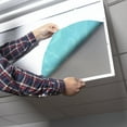 thumbnail image 3 of Octo Lights - Fluorescent Light Covers - 2x4 Flexible Ceiling Light Filters - For Classrooms and Offices - Ocean 002, 3 of 7