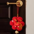 thumbnail image 4 of Misright Pack Of 2 Chinese New Year Plush Decoration for Entrance Living Room Spring Festival Ornaments, 4 of 14