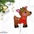 thumbnail image 2 of PMU Christmas Reindeer 38 Inch Mylar-Foil Balloon Pkg/1, 2 of 6