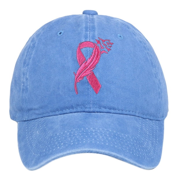 HJYCHN Mens Hats Unisex International Awareness Day Ribbon Embroidered For Outdoor Sports Hop Hat Letters Womens Baseball Caps Blue One Size