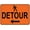 Color 1111, variant on Warning Sign Left Arrow Pedestrian Detour Traffic Sign Road Sign Business Sign 8X12 Inches Aluminum Metal Tin Sign