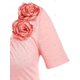 thumbnail image 3 of Talla grande encaje hacia arriba camiseta adornada floral Rosegal  Camisetas tallas grandes, 3 of 5