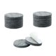thumbnail image 1 of Uxcell Almohadillas redondas autoadhesivas de fieltro antideslizantes de 3/4" para proteger suelos de mesas, color gris, paquete de 10, 1 of 7