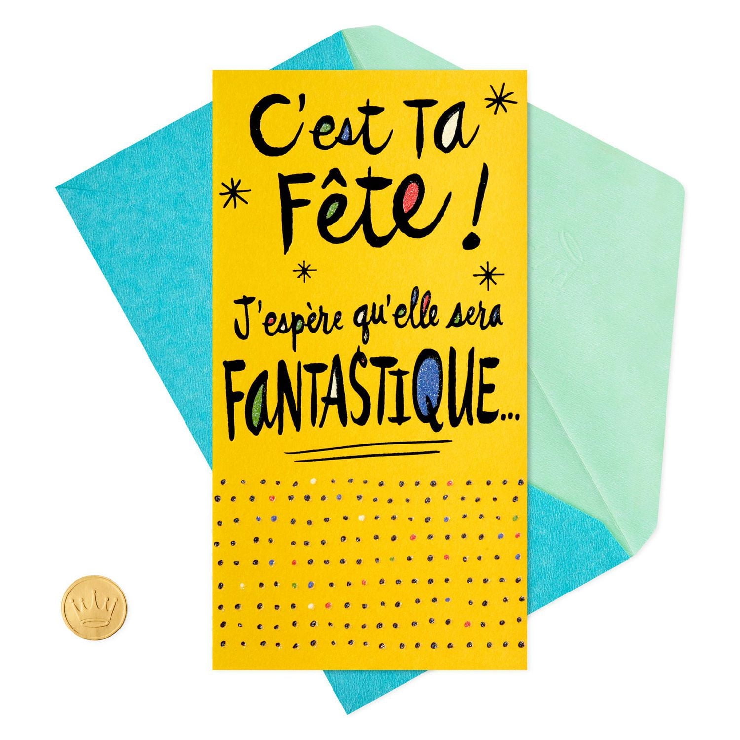 Hallmark Birthday Money or Gift Card Holder (Fantastique)