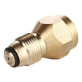 thumbnail image 3 of TECHTONGDA Propane Refill Adapter Lp Gas Cylinder Tank Coupler Furnace Connector Heater for Outdoor Camping Cooking 100% Brass, 3 of 8