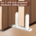 thumbnail image 6 of 4Pack Siding Closet Door Floor Guide Universal ABS Sliding Door Bottom Guide for 1-3/8Inch Thick Door Closet Door Guides, 6 of 7
