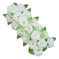 thumbnail image 3 of Ramo de arreglos florales es de rosas artificiales para arreglos florales Blanco Zulema Fila de flores de boda, 3 of 7