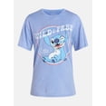 thumbnail image 5 of Disney Stitch Women's Americana Graphic Tee with Short Sleeves, Sizes XXS-XXL, 5 of 5