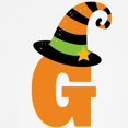 thumbnail image 3 of CafePress - Halloween Letter G Witch Monogram Kids Baseball Je - Kids Cotton Baseball Jersey, 3/4 Sleeve Shirt, 3 of 4
