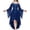#02 Navy, variant on Renaissance Womens Dresses Victorian Gothic Off Shoulder Lace Up Corset Dress Vampire Christmas Themed Parties Butterfly Sleeve Halloween Costumes Outfit Black S