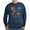 Navy, variant on - San Francisco Sweatshirt (Dark) - Classic Crew Neck Sweatshirt