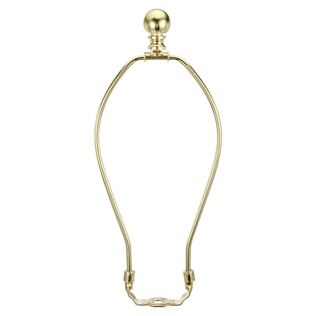 Kit de arpa de lámpara de 9.25 pulgadas Uxcell con soporte de pantalla de lámpara tono dorado 1 juego