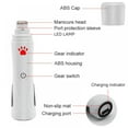 thumbnail image 2 of MesaSe Dog Nail Grinder with 2 LED Lights Upgraded 3-Speed Electric Recharge Pet Nail Trimmer with Clippers & Files Powerful Painless Paws Grooming & Smoothing for Small Medium Large Dogs, 2 of 8