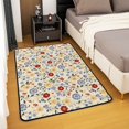 thumbnail image 2 of Erosebridal Chic Floral Area Rugs For Living Room 3x5,Spring Blossoms Bedroom Decor,Girls Room Decoration, 2 of 5