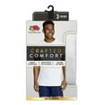 thumbnail image 2 of Fruit of the Loom Men's Crafted Comfort Crew Undershirts, 3-Pack, 2 of 10