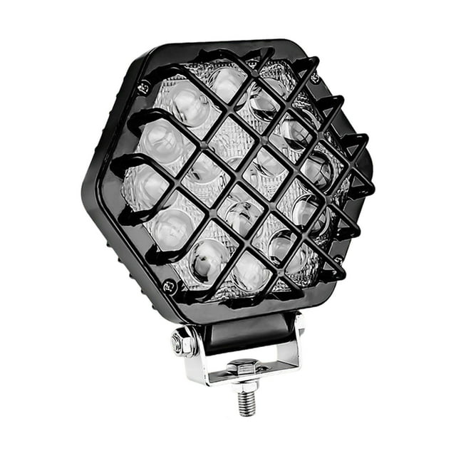 Focos LED de 5 pulgadas y 48 W, IP67, resistentes al agua, para SUV, barcos, 4800 lm, todoterreno Negro