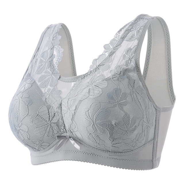 Bras for Women Womans Embroidered Glossy Comfortable Breathable Bra Underwear No Rims