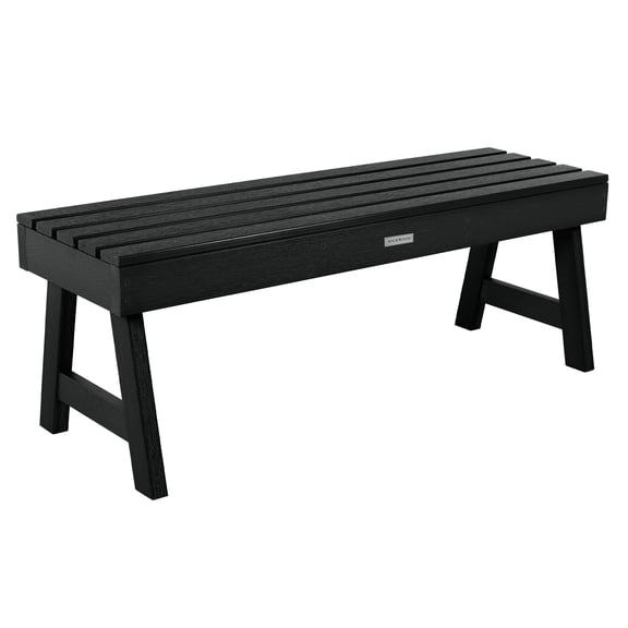 Highwood Weatherly 4-ft Picnic Bench - 2-Person, Eco-friendly, Synthetic Wood