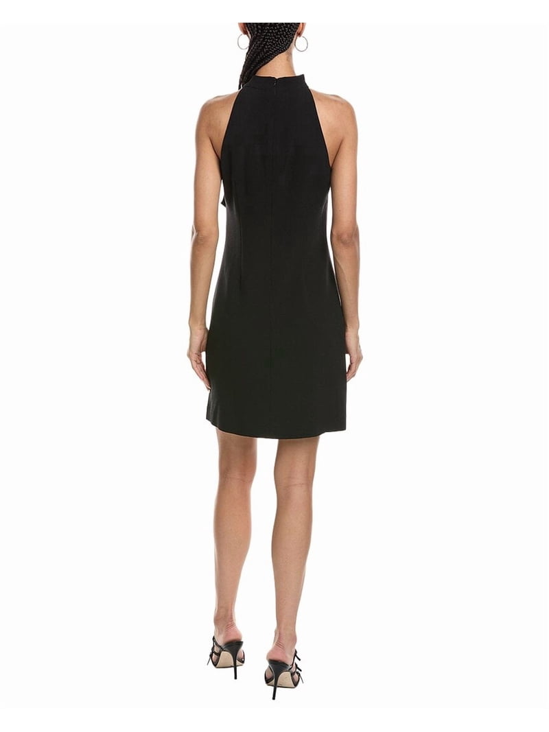 vince camuto bow-neck halter dress Vince Camuto Bow Neck Halter Dress Black 16