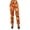 Orange, variant on Women's Casual Belted High Waist Camouflage Military Cargo Joggers - Red/Olive Camo Color Block, Small