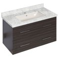 thumbnail image 1 of American Imaginations 35.5-in. W 3H8-in. Ceramic Top Set In White Color AI-18632, 1 of 1