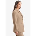 thumbnail image 4 of Jessica London Women's Plus Size Casual Long Sleeve Linen Blazer Jacket with Pockets, 4 of 6