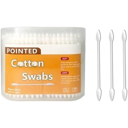 Precision Tip Swabs/Double Pointed Buds for Makeup 300 count
