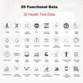 thumbnail image 4 of Riwcyla Intelligent Body Fat Scale Weight Scale Household BT Connection Rechargeable Electronic Scale 59 Functional Data APP Control BMI Data Analysis Body Fat Weighing Healthy Weight Scale, 4 of 6