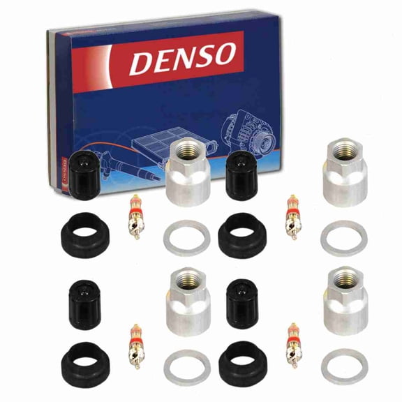 4 pc DENSO TPMS Sensor Service Kits compatible with Toyota RAV4 2006-2014