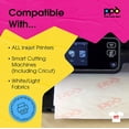 PPD Commercial Grade Inkjet IronOn Transfers for Light Fabric, 8.5x11
