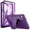 Purple, variant on Soke Case for iPad Air 11-Inch M2, iPad Air 6th/5th/4th Generation (2024/2022/2020), with Built-in Screen Protector and Kickstand, Rugged Full Body Protective Cover for Apple Air 10.9 - Dark Black