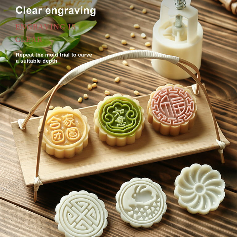 Mooncake Mold, Hand-pressure Mooncake Molds For Mid-autumn Diy Pastry Tool  Reusable Rabbit Dance Shape Moon Cake Mould - Temu Germany