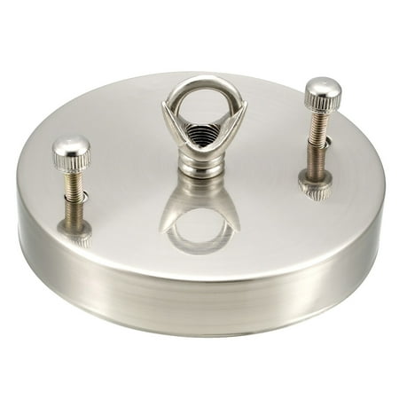 

Ceiling Light Plate Point Base Chassis Disc DIY 100mmx17mm Nickel