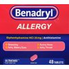 Benadryl Ultratabs Allergy Relief Diphenhydramine Antihistamine 25mg, 48 ct