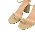 thumbnail image 5 of XY London Womens Liana Strappy High Block Heel Sandals, 5 of 5