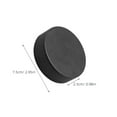thumbnail image 2 of GARVALON Lot de 2 Rondelle de Hockey de Rue Extérieur Noir PU Faible Friction Glisse Gym Entraînement, 2 of 8